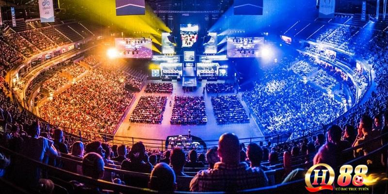 Sảnh Esports với hệ thống các trò chơi kinh điển, hấp dẫn